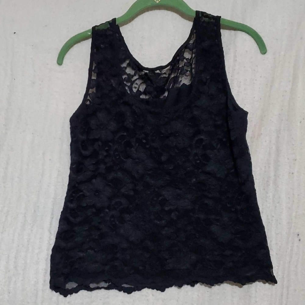 G Wheels Lace Tank Top